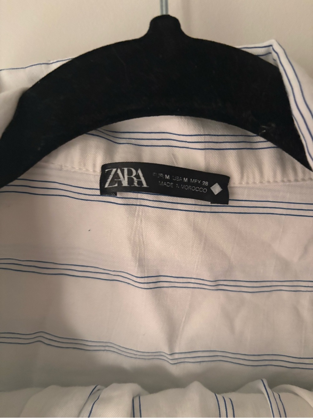 Zara PJ Set with Blue Pinstripes - Picture 3 of 4